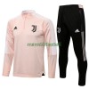 Juventus Ensemble Sweat d'Entraînement Quarter-Zip 22-23 Rose Pour Enfant